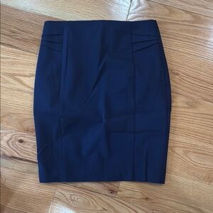 Express Navy Blue Women's Pencil Skirt (stretch)